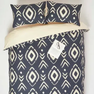 Комплект постельного белья HOMESCAPES из хлопка с ацтекским узором, цифровая печать, односпальная кровать Homescapes