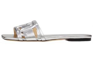 Jimmy Choo Скользящие тапочки для женщин Silver