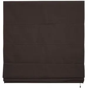 Римская штора с липкой планкой, свободно подвешенная Liedeco, коричневый