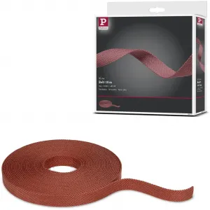 Подвесной светильник ULine Gurt Belt 10 м 1 шт. Paulmann, терракотовый