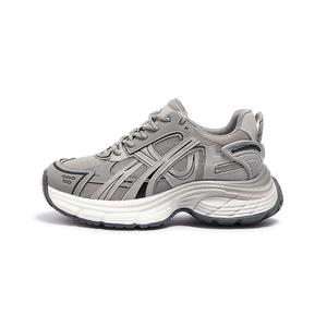 CAMEL Серые массивные кроссовки для женщин с эффектом увеличения роста, цвет Gray