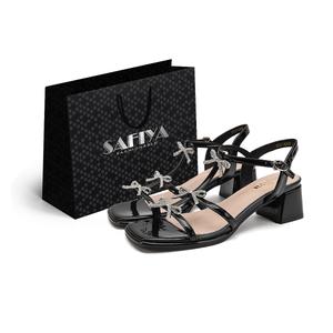 Сандалии с одним ремешком женские SAFIYA, Black