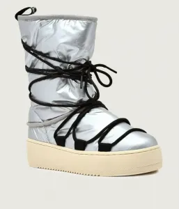 Утепленные зимние ботинки Napapijri, серебро