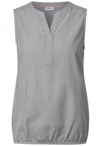 Блуза CECIL, графитовый/светло-серый