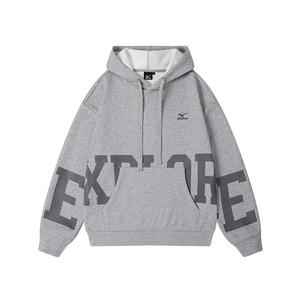 Унисекс свитшот Mizuno, серый