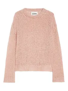 Свитер с круглым вырезом Jil Sander, розовый