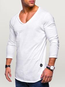 Лонгслив behype NUKE L/S, белый