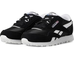Кроссовки Reebok Kids Classic Nylon, цвет Black/Black/White