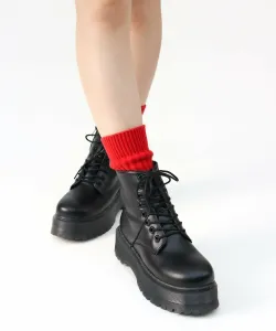 Корейские ботинки на прозрачной подошве 1905 Lovehunter, цвет Black