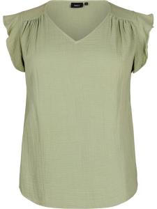 Блуза Zizzi Vvivu, оливковый