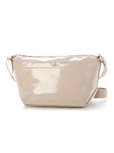 Сумка Cachecache / Мягкая эмалированная сумка через плечо в форме лодки