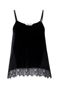 Кружевной топ MIAMODA Top, черный