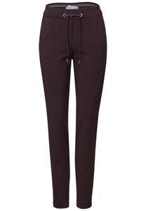 Узкие брюки CECIL Tracey, баклажановый
