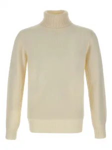 Свитер в рубчик с высоким воротником Kangra, нейтральный
