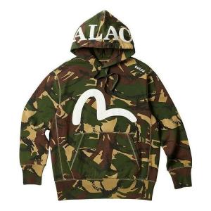 Толстовка x evisu seagull hood 'camo' Palace, зеленый