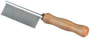 Kerbl Basic Care Тонкая расческа для длинных и коротких волос 15х10см