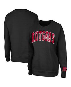 Женский черный пуловер Rutgers Scarlet Knights Campanile свитшот Colosseum, черный