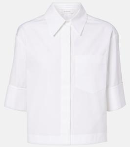 Хлопковая рубашка Eliot Sportmax, BIanco Ottico