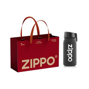 Пластиковые стаканы для воды ZIPPO, черный/золотой