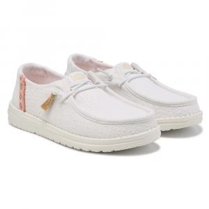 Wendy perf кеды-слипоны на канвасе Heydude, egret off white canvas