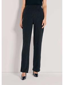MADELEINE Деловые брюки с эластичным поясом, темно-синие/черные