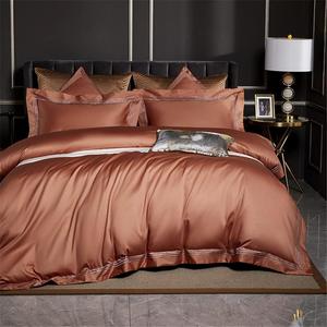 IBDRYKK Комплект постельного белья хлопковый с вышивкой Fitted