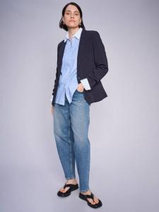 Джинсы в обтяжку для мамы аделины MOS MOSH, средний синий