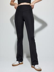 Расклешенные леггинсы Koton, черный