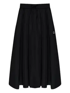 Миди-юбка с логотипом Kenzo, черный