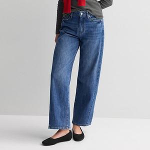 Женские джинсы high rise barrel Sonoma Goods For Life, Medium Wash