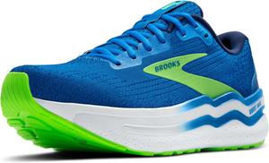 Мужские кроссовки Brooks Ghost Max 2 для бега и ходьбы, синий/зеленый