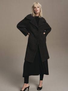 Пальто из шерстяной смеси Gales Mango, Grey