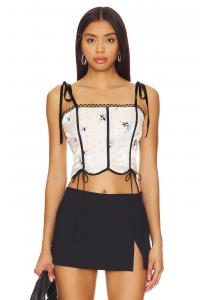 Лизетт топ For Love & Lemons, белый