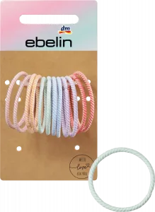Резинки для волос разноцветные полоски 12 шт. ebelin