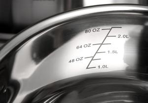 Кастрюля 28X13см, 8л, нержавеющая сталь, инд. с Gourmet Bg Bergner, серебро