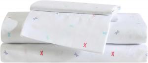 Комплект постельного белья Eddie Bauer Kids - Простыни Twin XL, устойчивые к пятнам, с подходящей(ими) наволочкой(ами), очень мягкие, идеально подходят для детской комнаты девочки (розовый цвет "Стрекозы", Twin XL), Dragonflies Pink