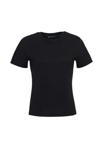 Футболка вышитая с небольшой вышивкой на груди Freshlions, черный