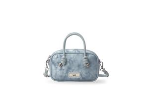 Lee Женская кожаная сумка через плечо маленькая разноцветная, Blue-Tubas