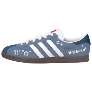 Stadt Stellar Knot Fantasy Abrasion Resistant Breathable Low top German Army Trainers для женщин Adidas Originals, синий белый