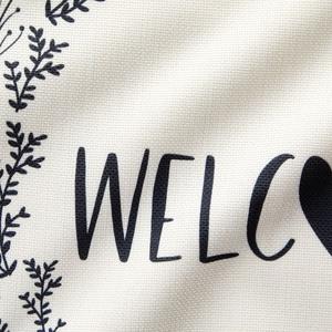 Набор из 4 пледовых наволочек, декоративные наволочки для фермерского дома размером 18x18 дюймов Farmlyn Creek, белый