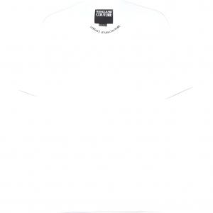 Футболка с принтом логотипа VERSACE JEANS COUTURE, белый