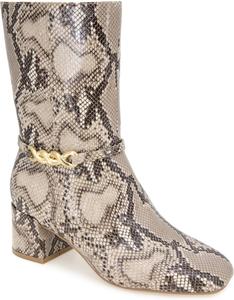 Женские модные ботильоны Kenneth Cole REACTION Lacey Jewel, Natural Snake