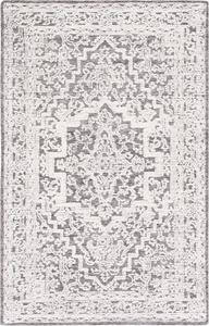 Ковер SAFAVIEH, 244 x 305 см, - коллекция Roslyn - большой - темно-серый и айвори, переходный дизайн, идеально для гостиной, спальни, офиса, столовой (ROS452G)