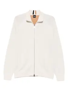 Кардиган на молнии BOSS, нейтральный