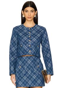 Куртка Maven Amanda Uprichard, argyle denim