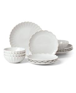 Коллекция посуды French Perle Scallop Lenox, White