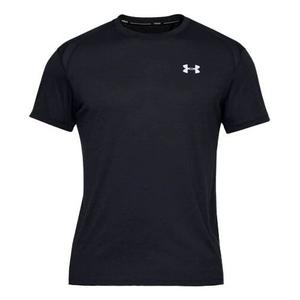 Футболка men's streaker series running sports short sleeve black Under Armour, черный