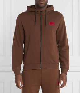 Свитер daple212 Regular fit Hugo, коричневый