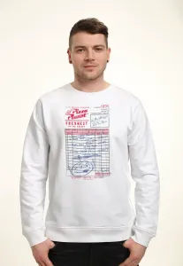 Толстовка с надписью «история игрушек: вечная благодарность за пиццу» Henry Tiger, White