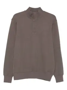 Ребристый свитер с высоким воротом Herno, серый